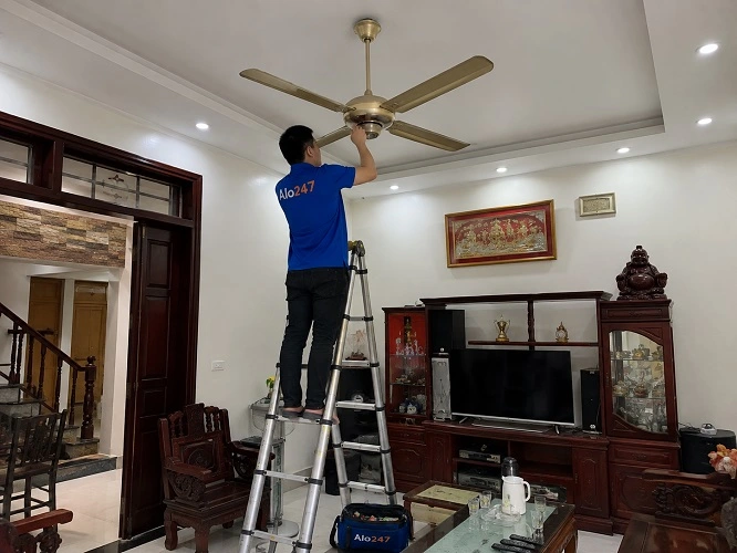 Thợ sửa quạt trần tận nơi của alo247