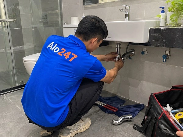Alo247 dịch vụ sửa chữa đường ống nước tận nơi tại Nghĩa Đô