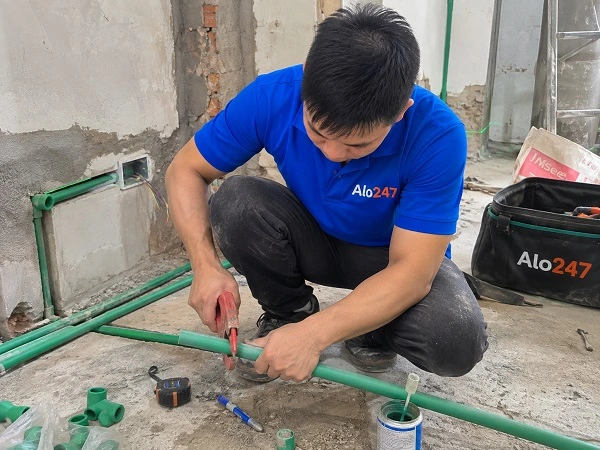 Alo247 dịch vụ sửa chữa đường ống nước tận nơi tại Phúc Lợi