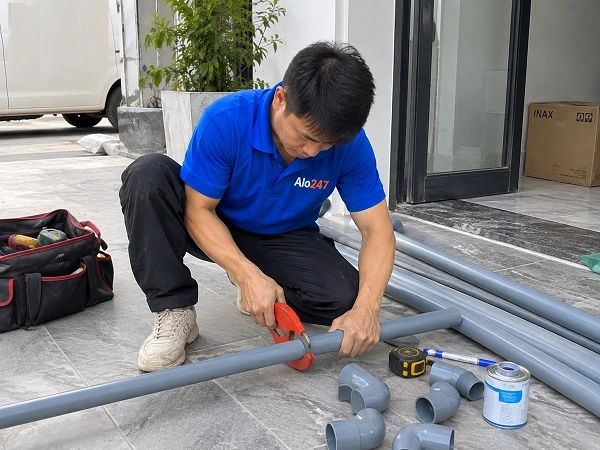 Alo247 dịch vụ sửa chữa đường ống nước tận nơi tại Yên Hoà