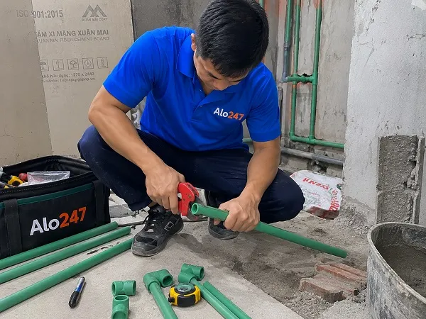 Alo247 dịch vụ sửa chữa đường ống nước tận nơi tại Kiến Hưng