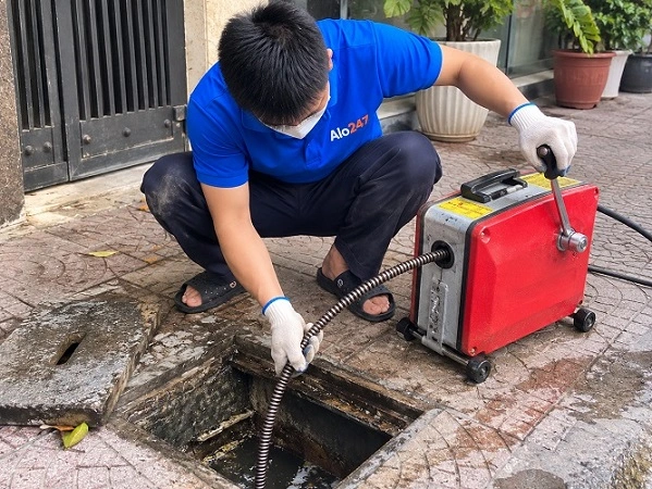 Alo247 dịch vụ thông tắc cống chuyên nghiệp tại An Khánh