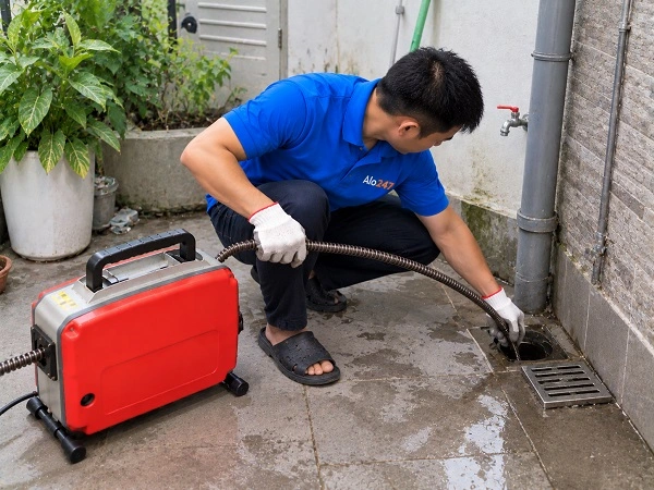 Alo247 dịch vụ thông tắc cống chuyên nghiệp tại Quang Trung