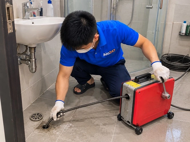 Alo247 dịch vụ thông tắc cống chuyên nghiệp tại Thanh Hà
