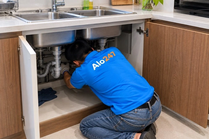 Alo247 dịch vụ thông tắc cống chuyên nghiệp tại Trường Chinh