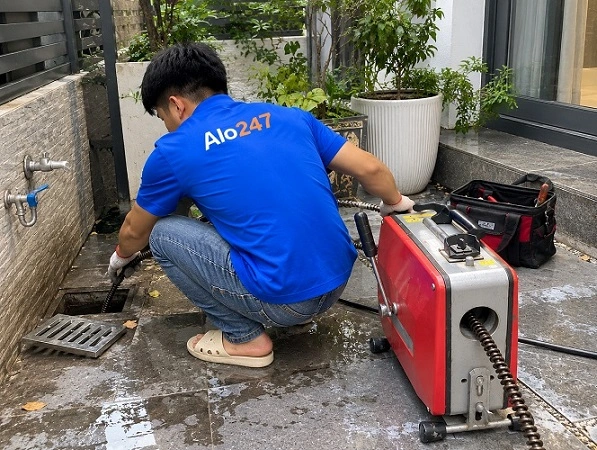 Alo247 dịch vụ thông tắc cống chuyên nghiệp tại Văn Khê
