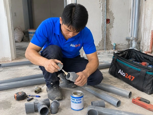 Thợ alo247 sửa ống nước tại nhà phường Bồ Đề