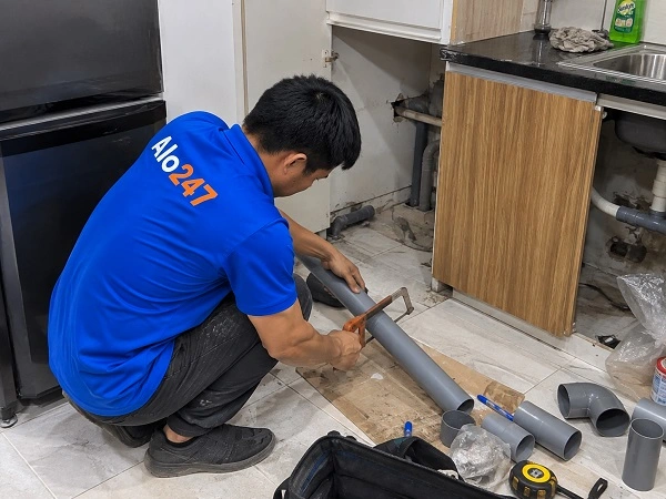 Thợ alo247 sửa ống nước tại nhà phường Đống Đa