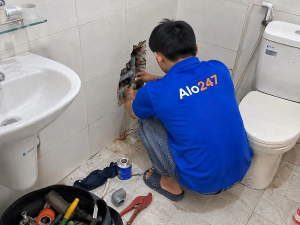 Thợ alo247 sửa ống nước tại nhà phường Ngọc Hà