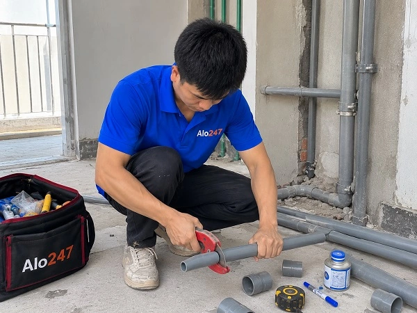 Thợ alo247 sửa ống nước tại nhà phường Phú Thượng