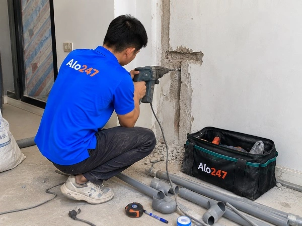 Thợ alo247 sửa ống nước tại nhà phường Phúc Lợi