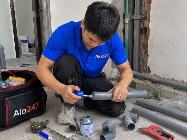 Thợ alo247 sửa ống nước tại nhà phường Tây Hồ
