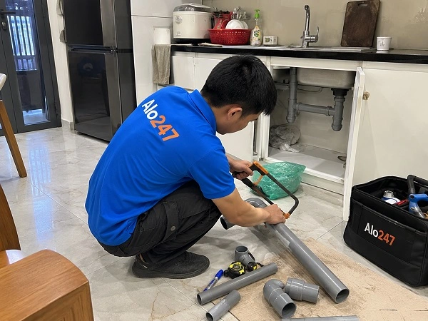 Thợ alo247 sửa ống nước tại nhà phường Văn Miếu