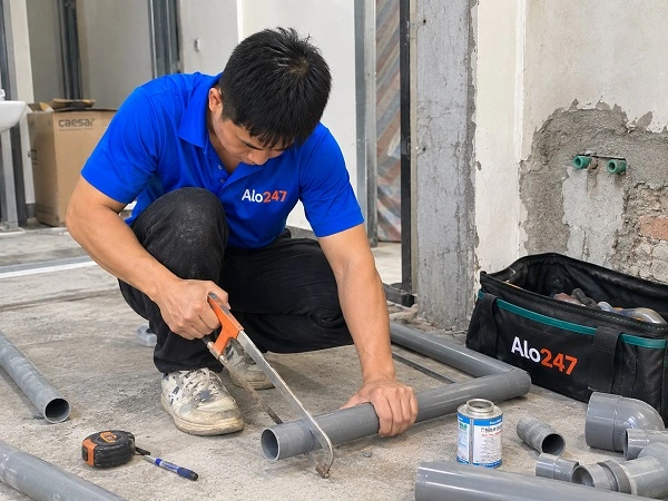 Thợ alo247 sửa ống nước tại nhà phường Việt Hưng