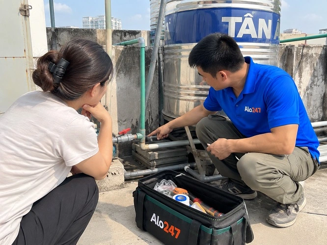Thợ alo247 sửa ống nước tại nhà phường Xuân Phương