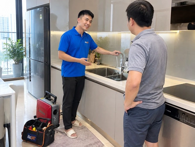 Thợ alo247 tư vấn phương án xử lý tắc nghẽn cho khách hàng