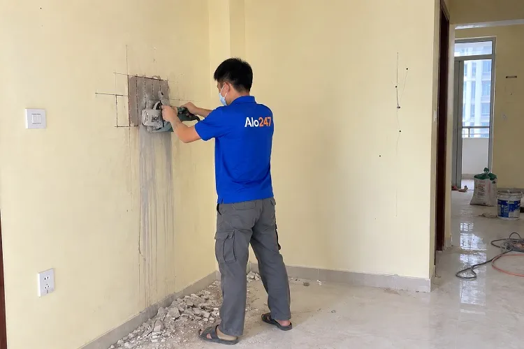 Alo247 Dịch vụ cắt đục điện nước uy tín tại Hà Nội