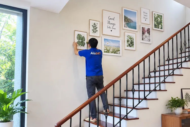 Alo247 dịch vụ treo tranh tại nhà