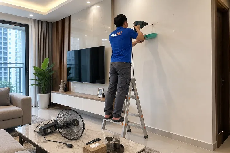 Alo247 Dịch vụ khoan tường tại Hà Nội uy tín