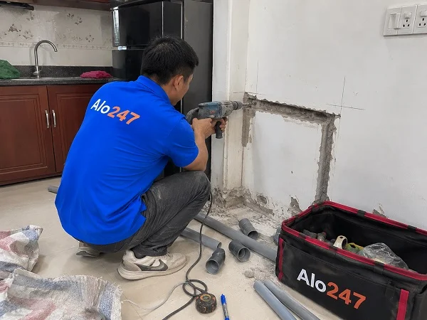 Thợ alo247 sửa ống nước tại nhà phường Dương Nội