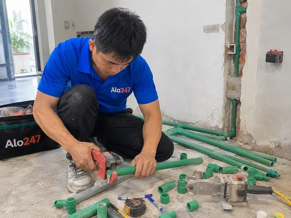 Thợ alo247 sửa ống nước tại nhà phường Yên Nghĩa