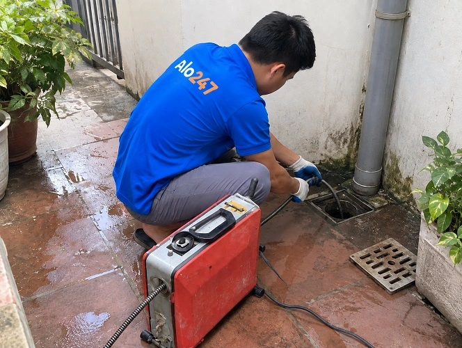 thợ alo247 thông tắc cống ở Đại Kim
