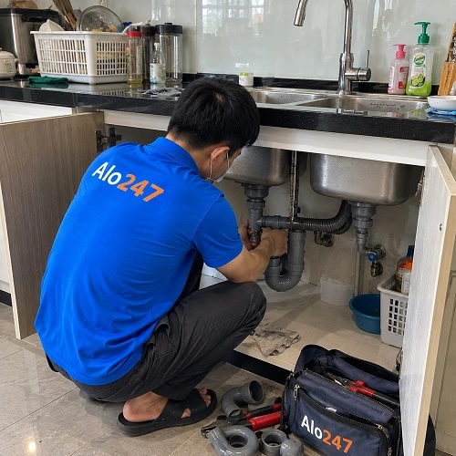 thợ alo247 thông tắc cống ở Kim Văn Kim Lũ