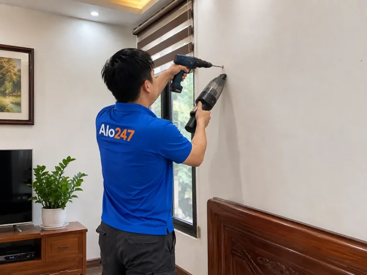 Thợ khoan tường tại nhà chuyên nghiệp thi công nhanh chóng sạch sẽ