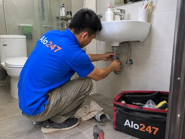 Thợ alo247 sửa ống nước tại nhà phường Kiến Hưng