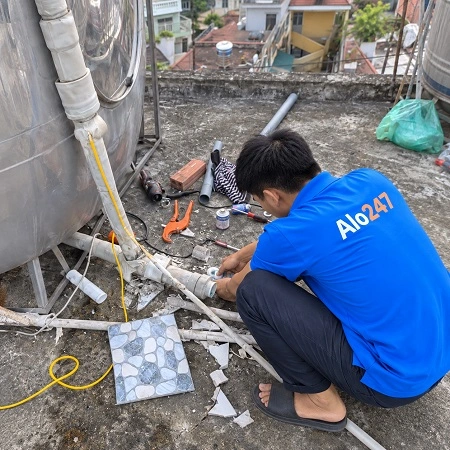 Alo247 dịch vụ bảo trì và sửa điện nước tại Pháp Vân - Tứ Hiệp