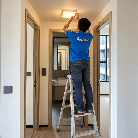 Alo247 dịch vụ bảo trì và sửa điện nước tại Vinhomes Riverside