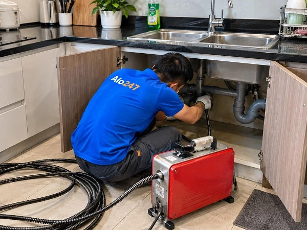 Alo247 dịch vụ thông tắc cống chuyên nghiệp tại phố Đại La Hà Nội
