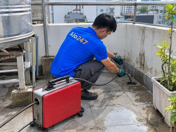 Alo247 dịch vụ thông tắc cống chuyên nghiệp tại Hoàng Hoa Thám