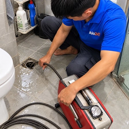 Alo247 dịch vụ thông tắc cống chuyên nghiệp tại Minh Khai