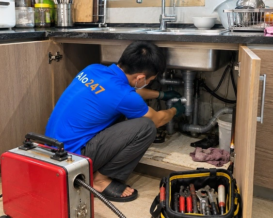 Alo247 dịch vụ thông tắc cống chuyên nghiệp tại Phạm Văn Đồng