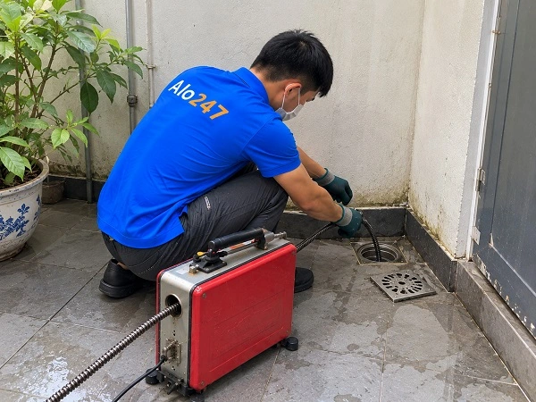Alo247 dịch vụ thông tắc cống chuyên nghiệp tại Thái Hà