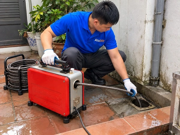 Alo247 dịch vụ thông tắc cống chuyên nghiệp tại Thành Công