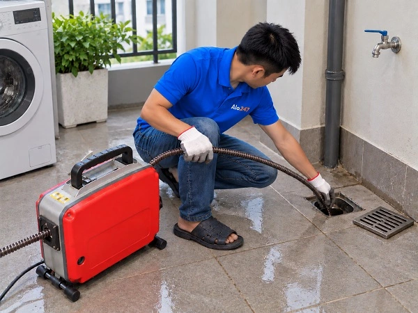 Alo247 dịch vụ thông tắc cống chuyên nghiệp tại Trần Cung