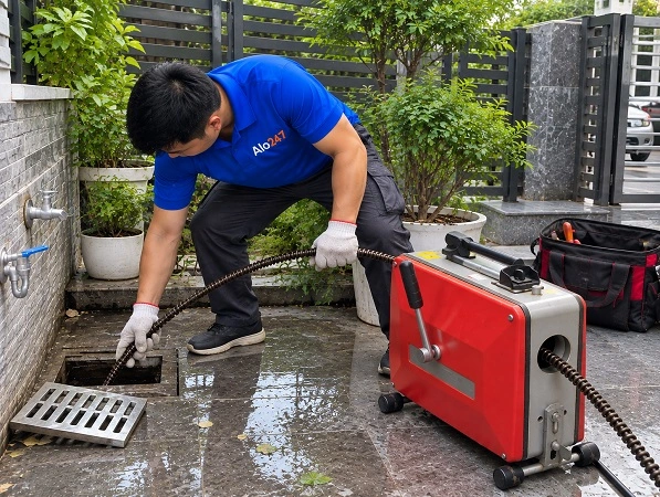 Alo247 dịch vụ thông tắc cống chuyên nghiệp tại Triều Khúc