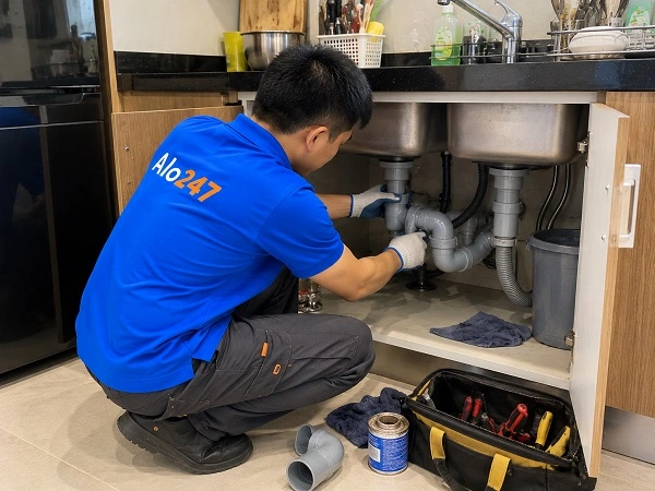 Alo247 dịch vụ thông tắc cống chuyên nghiệp tại Trung Tự