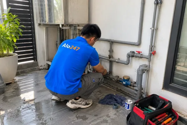 Alo247 dịch vụ xử lý sự cố chập điện và rò rỉ nước khẩn cấp tại Văn Phú