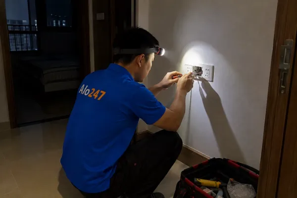 Thợ Alo247 xử lý sự cố chập điện tại Văn Phú